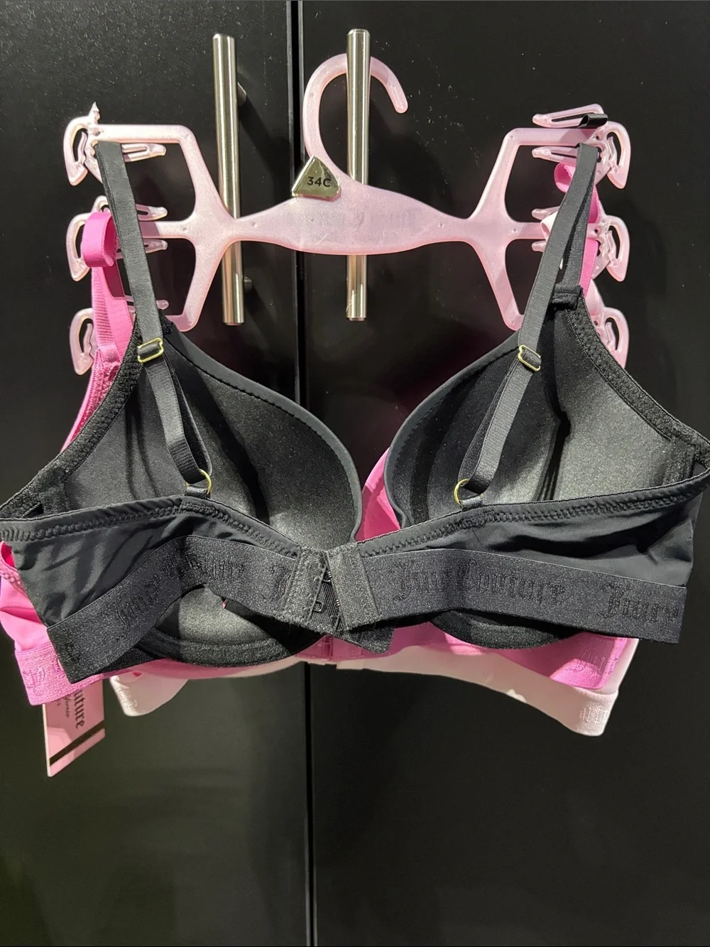 Juicy Couture Sexy  Push-up, 3 pack,underwire, adjustable straps,logo